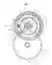 Fig. 08 - Driving force transmitting device which disposes gears in a small space and optical unit