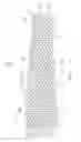 Fig. 03 - Fibrous reinforcement structure for composite material part having a reduced thickness portion