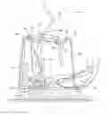 Fig. 01 - Elliptical exercise device