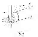 Fig. 04 - Operating device with a control handle and a flexible element connected to the control handle