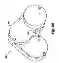 Fig. 19 - System for surgical insufflation and gas recirculation