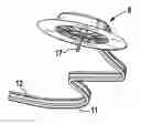Fig. 01 - Infusion set with quick connect, self-aligned electrical contacts