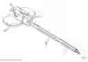 Fig. 01 - CATHETER WITH REMOVABLE CANNULA FOR PUNCTURING A BODY CAVITY AND CANNULA FOR THE USE WITH A CATHETER WHICH CAN BE MOVED IN THE CANNULA