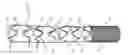 Fig. 01 - Stent graft with fixing elements and insertion system