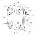 Fig. 01 - Flanged interbody fusion device with fastener insert and retaining ring