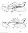 Fig. 02 - Single pull and double pull fit adjustment system for shoes