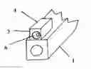 Fig. 01 - Adjustable front focus sight for a handgun