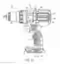 Fig. 02 - Power tool having improved motor and controller cooling