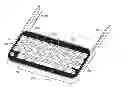 Fig. 01 - Method And Apparatus Pertaining To A Keyboard Cover Having Light-Masking Paint