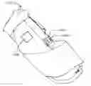 Fig. 01 - Golf bag with a docking station for an electronic device