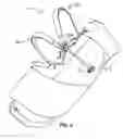 Fig. 08 - Golf bag with a docking station for an electronic device