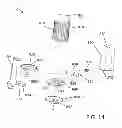 Fig. 12 - Denture cleaning tablet dispensing apparatus