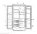 Fig. 01 - Refrigerator drawers with trim