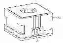 Fig. 01 - Camera module having a housing with a metal layer