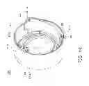 Fig. 48 - Lens barrel including blur correcting mechanism and rotatable retracting lens
