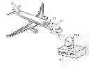 Fig. 01 - Distributed management of aircraft-ground communications in an aircraft