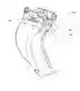 Fig. 02 - Front pin lock for a tool attachment device