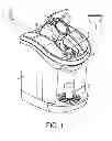 Fig. 02 - Beverage forming device with multi-part beverage cartridge holder