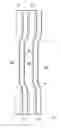 Fig. 01 - Flow field plate for improved coolant flow