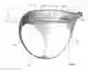 Fig. 01 - Golf club head with channel and stabilizing structure