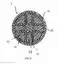 Fig. 08 - Golf ball having visually enhanced layer