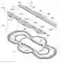 Fig. 01 - Absorbent personal care article having wings and protective strips