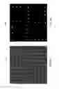 Fig. 10 - Method for correcting electronic proximity effects using the deconvolution of the pattern to be exposed by means of a probabilistic method