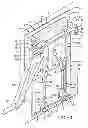 Fig. 04 - Center door assembly for dump bed and method of removing retractable door therein