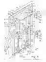 Fig. 08 - Center door assembly for dump bed and method of removing retractable door therein