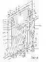 Fig. 09 - Center door assembly for dump bed and method of removing retractable door therein