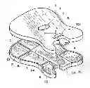 Fig. 01 - Multiple contiguous closed-chambered monolithic structure guitar body