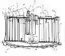 Fig. 01 - Tank for separating liquid from gas under weightless conditions