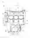 Fig. 08 - Internal combustion engine having positioning pins disposed within fluid communication ports