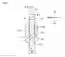 Fig. 22 - Internal combustion engine having positioning pins disposed within fluid communication ports