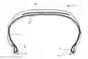 Fig. 01 - TIRE COMPRISING CARCASS REINFORCEMENT CABLES HAVING LOW PERVIOUSNESS, AND TEXTILE THREADS ASSOCIATED WITH THE CARCASS REINFORCEMENT