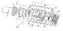 Fig. 01 - Receiver optical module including optical de-multiplexer, lenses, and photodiodes vertically arranged to each other within housing