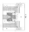 Fig. 12 - Elemental semiconductor material contact for high electron mobility transistor