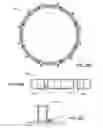 Fig. 22 - System for distributing the weight of a column section