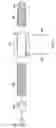 Fig. 07 - Adjustable compression, adjustable tension rod indicator, and adjustable extension rod