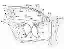 Fig. 01 - Retaining structure for a laminated window panel