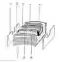 Fig. 01 - Conductive wire unit and generator with closed magnetic path