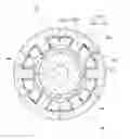 Fig. 01 - Stator core having convex protruding portion coinciding with adjacent coils