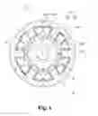Fig. 02 - Stator core having convex protruding portion coinciding with adjacent coils