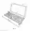 Fig. 02 - Adjustable ergonomic keyboard