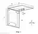 Fig. 02 - Wall-mounted housing apparatus having simple structure and shallow depth dimension, and electronic apparatus