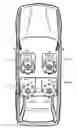 Fig. 01 - Sound system for establishing a sound zone