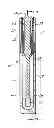Fig. 01 - Cosmetic fluid dispenser with container controlled wand positioning