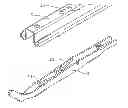 Fig. 01 - Release device for the locking means of a seat rail