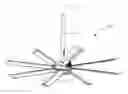 Fig. 01 - Ceiling fan with moisture protection features
