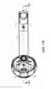 Fig. 17 - Spacer mold for orthopedic implants